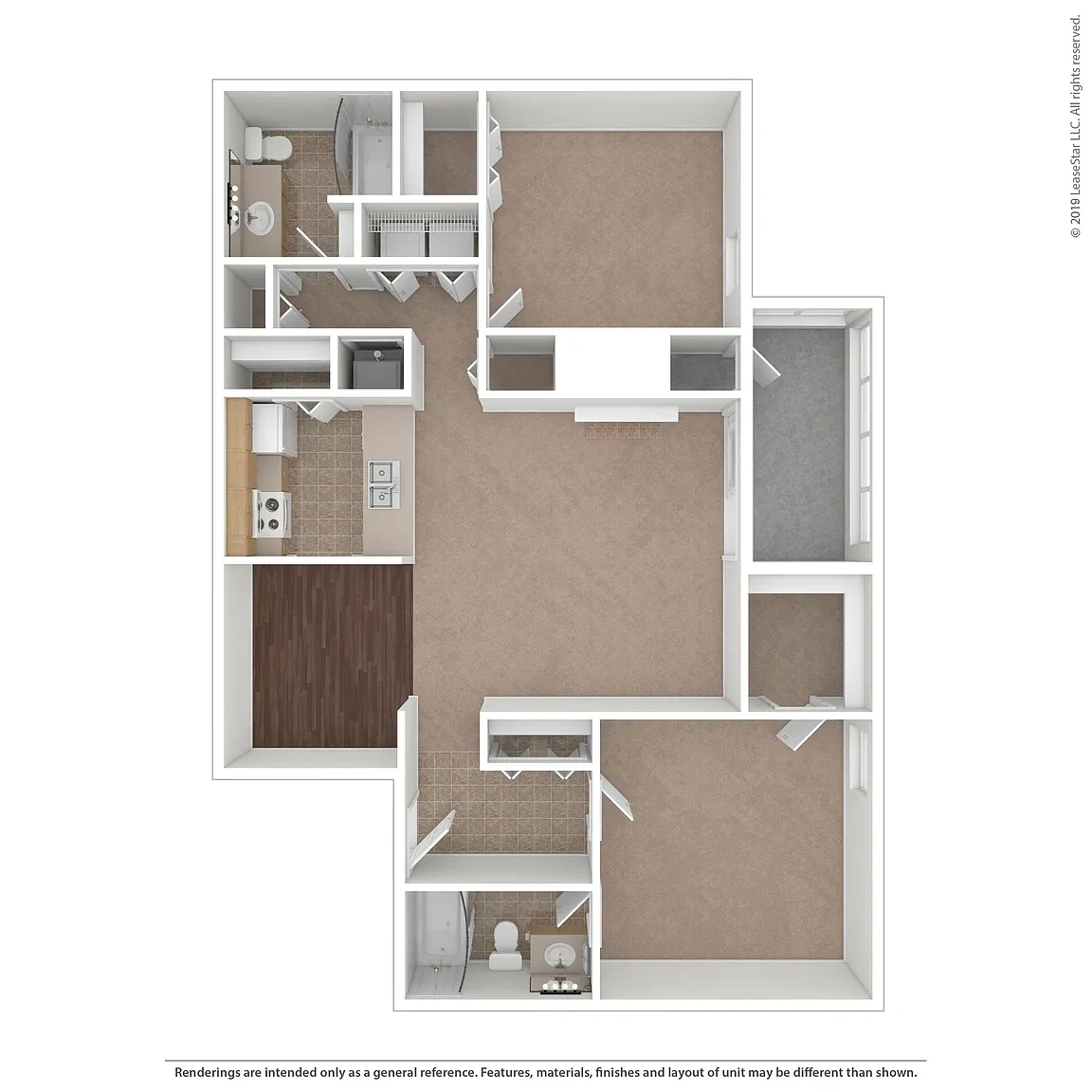 Tamarack on the Lake Apartments – Floor plan