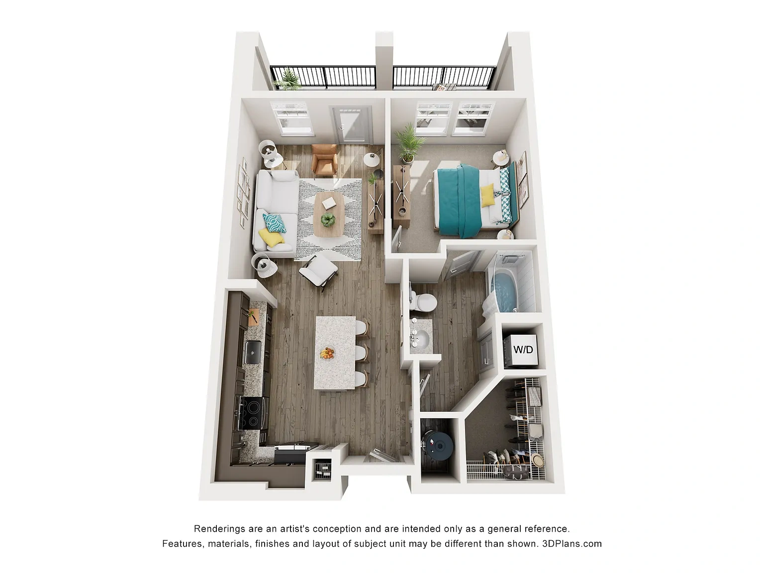 The Ironwood Apartments – Floor plan