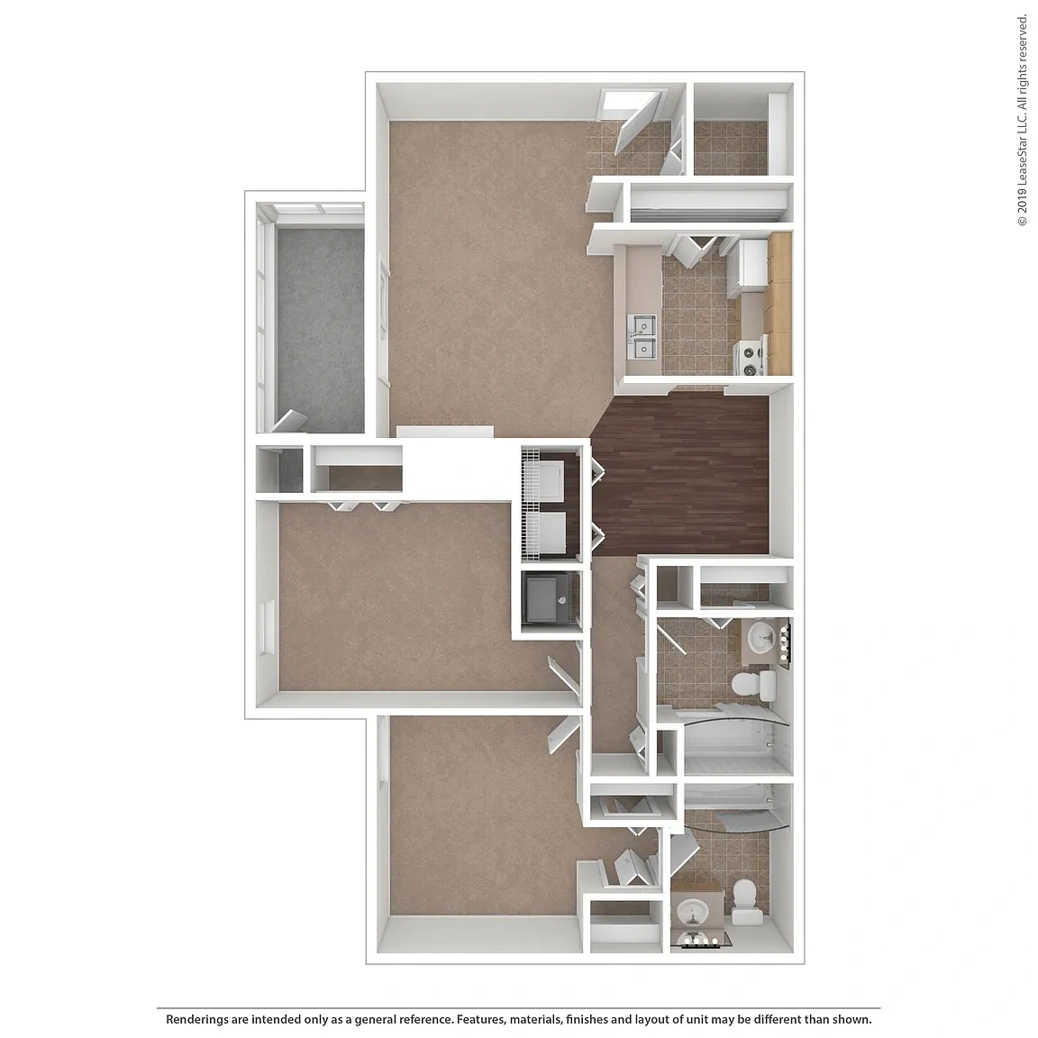 Tamarack on the Lake Apartments – Floor plan
