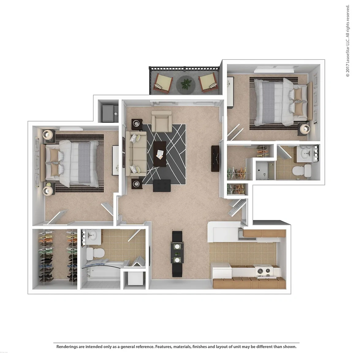 Newport Landing – 2 Bedroom Craftsman