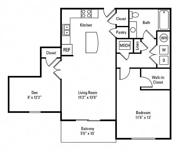 The Kane Apartment Homes – Floor plan