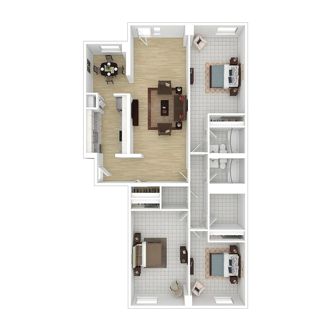 Village At Brookline – Floor plan