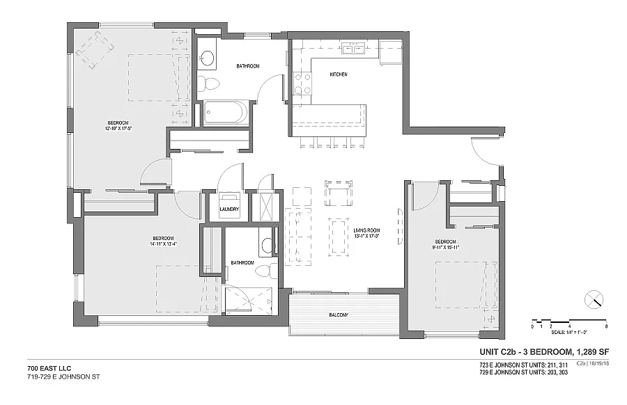 700 East Apartments – Floor plan