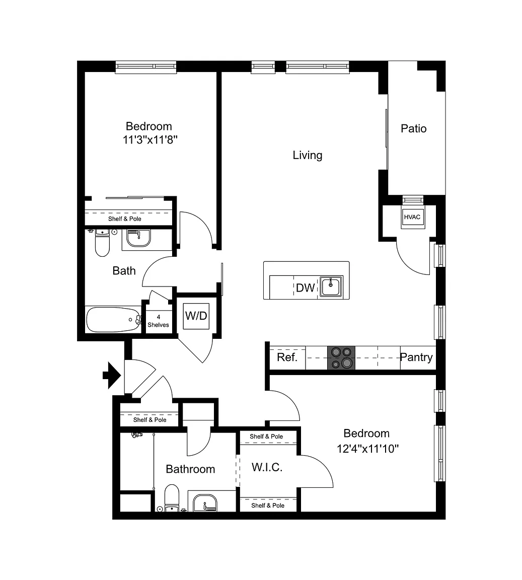 Forte at 84 South – Floor plan