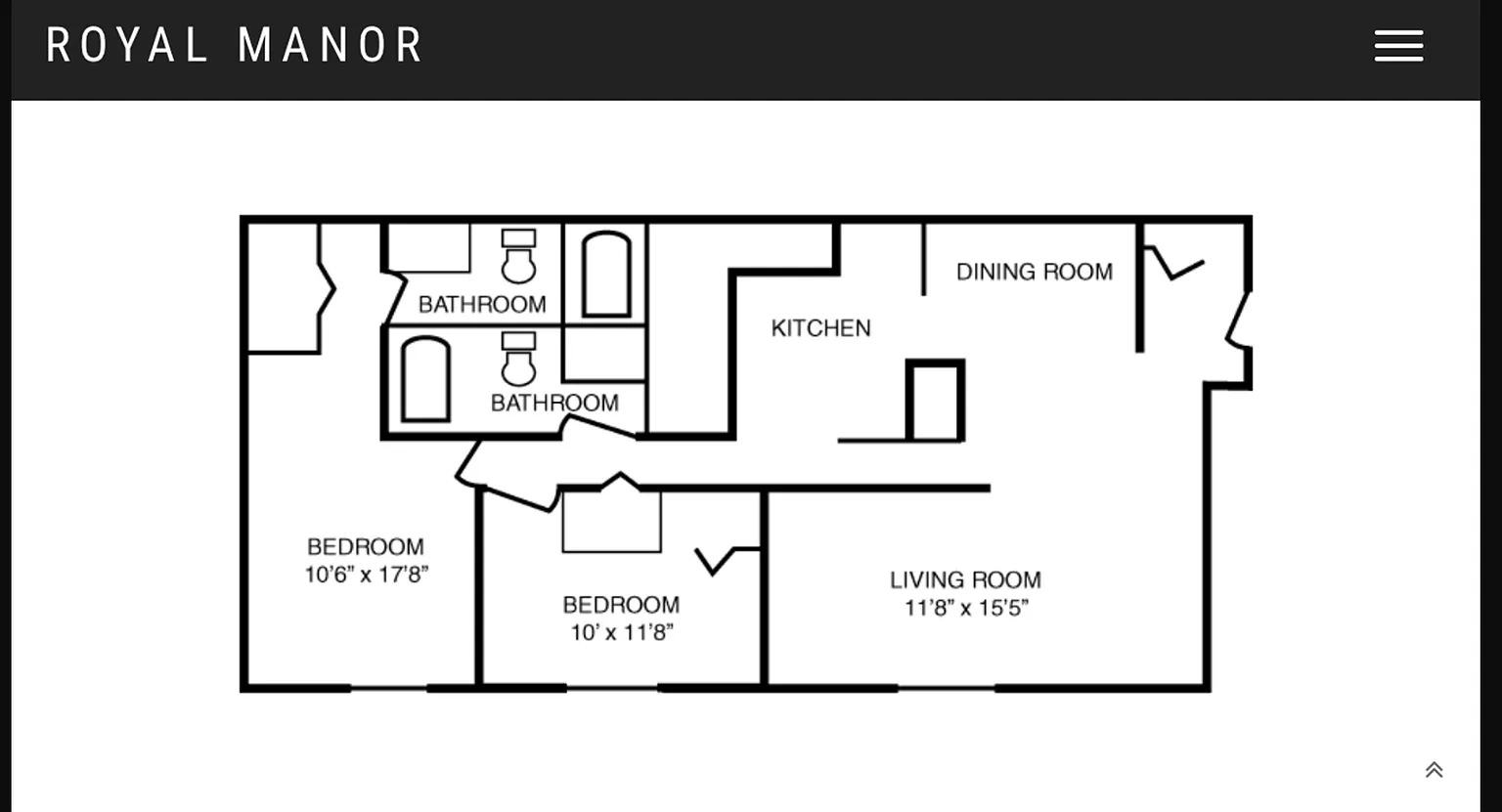 Royal Manor Apartments – Floor plan