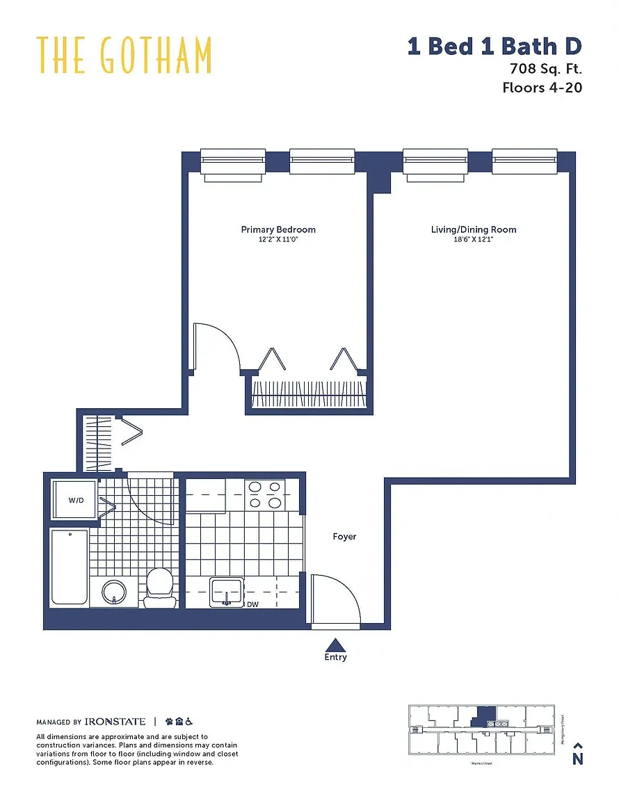 The Gotham – Floor plan