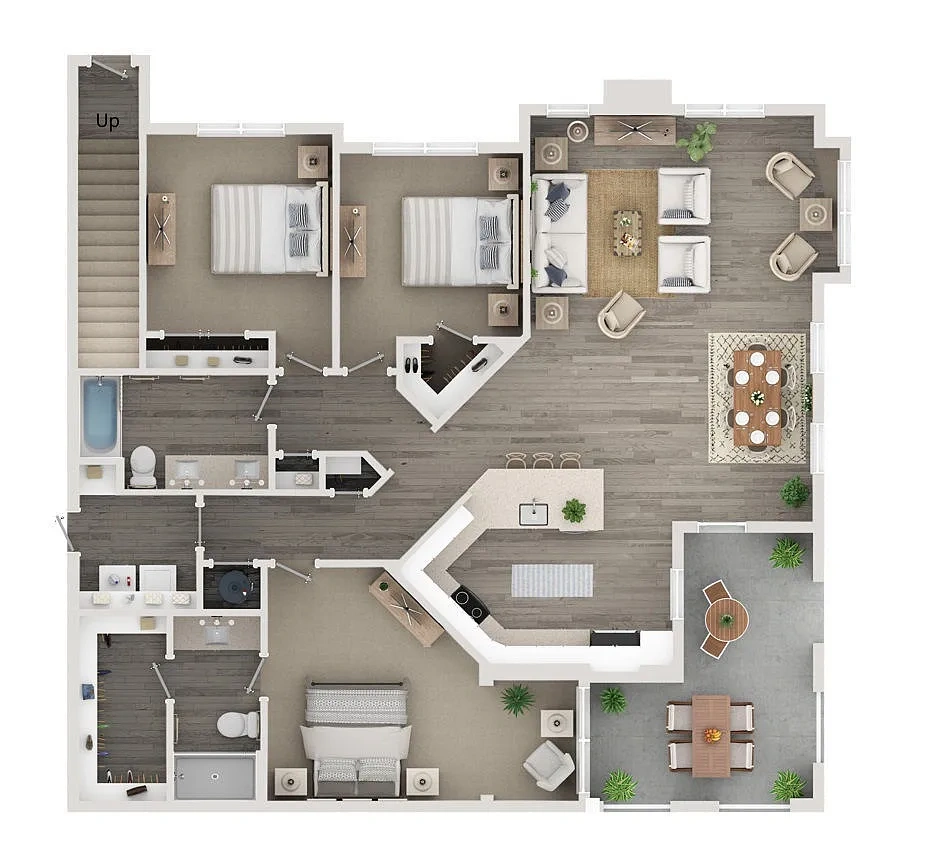 The Heron at River Island – Floor plan