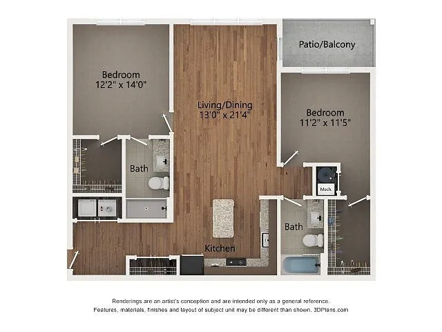 The Groves at Lake Juliana – Floor plan