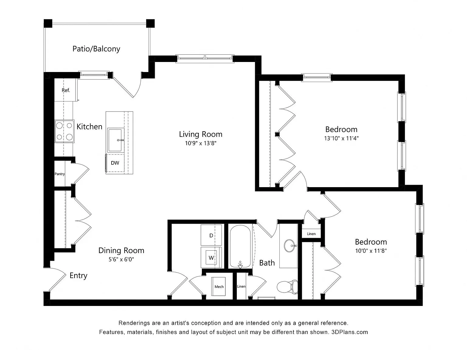 24 at Bloomfield – Floor plan