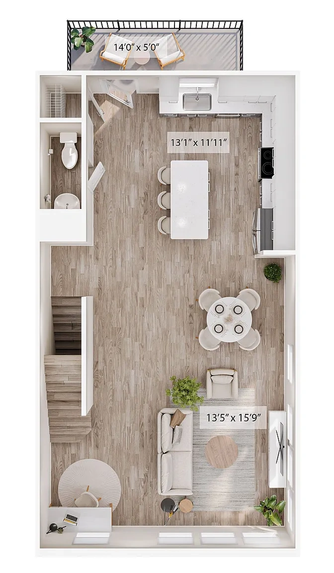 The Westbrook Townhomes at Brewers Row – Floor plan