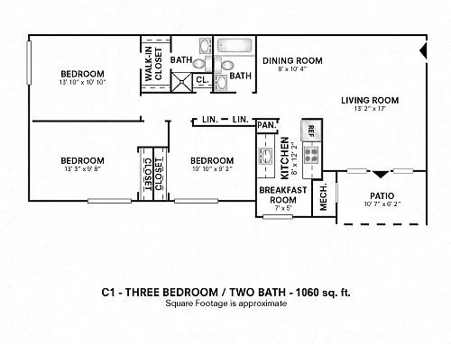Stoneridge at Mark Center Apartment Homes – Floor plan