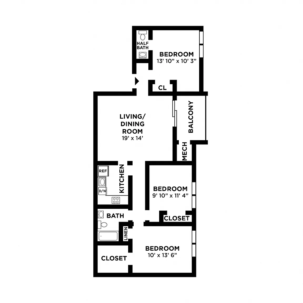 The Willows Apartment Homes – Floor plan