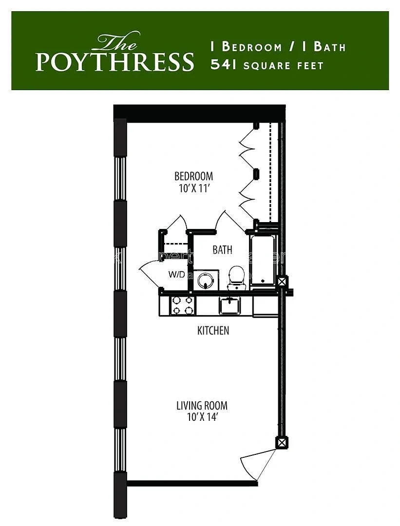 Poythress Apartments – Floor plan