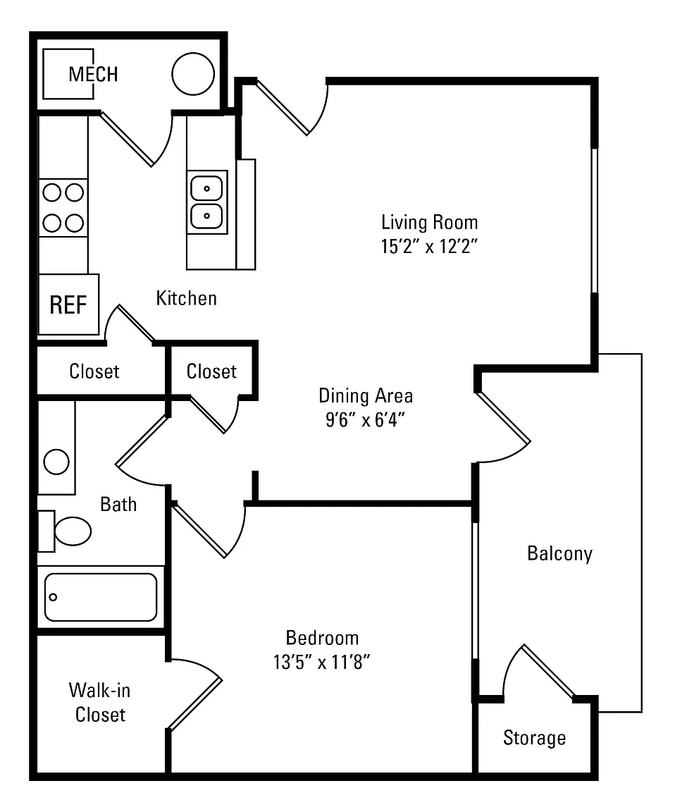 Highlands of Montour Run Apartment Homes – Floor plan
