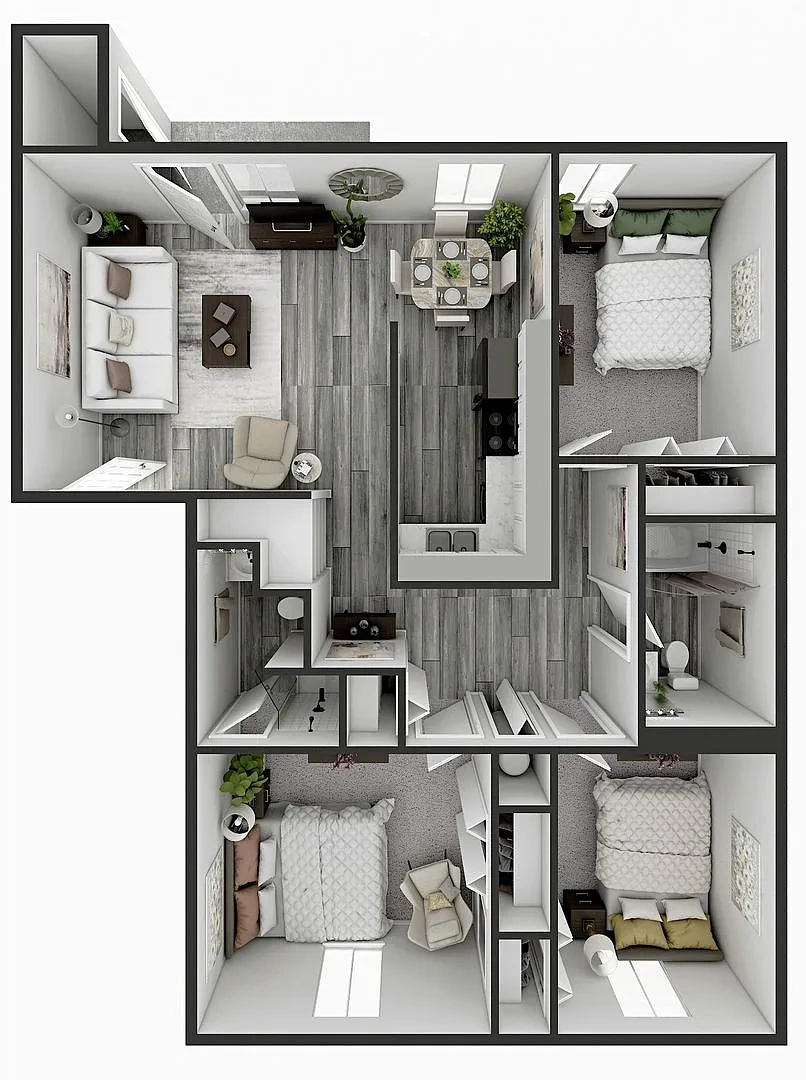 Coral Club Apartments – Floor plan