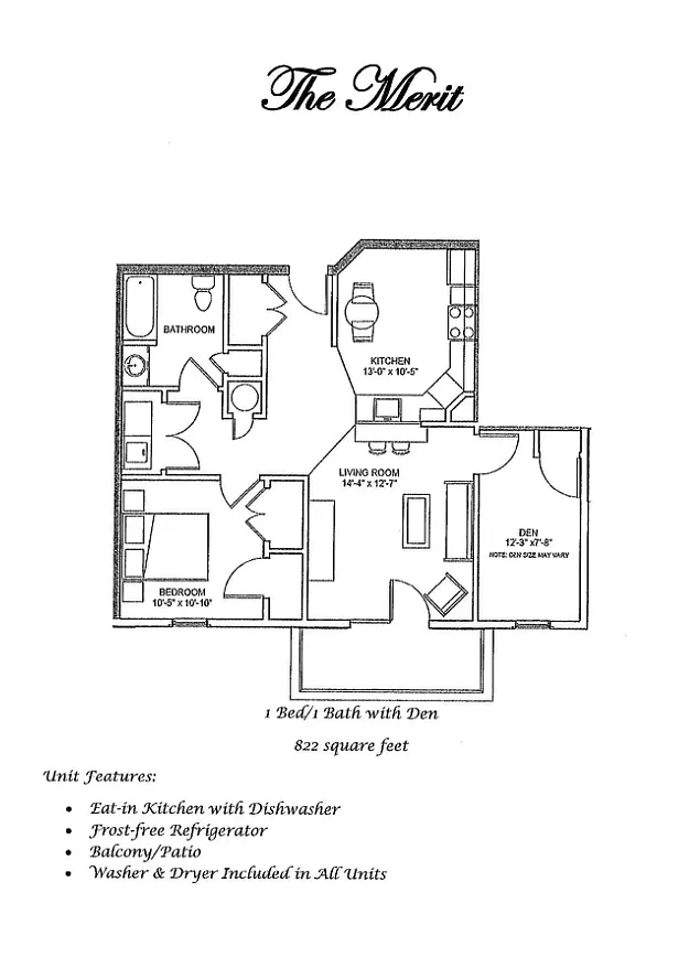 Dawson Senior Living – Floor plan