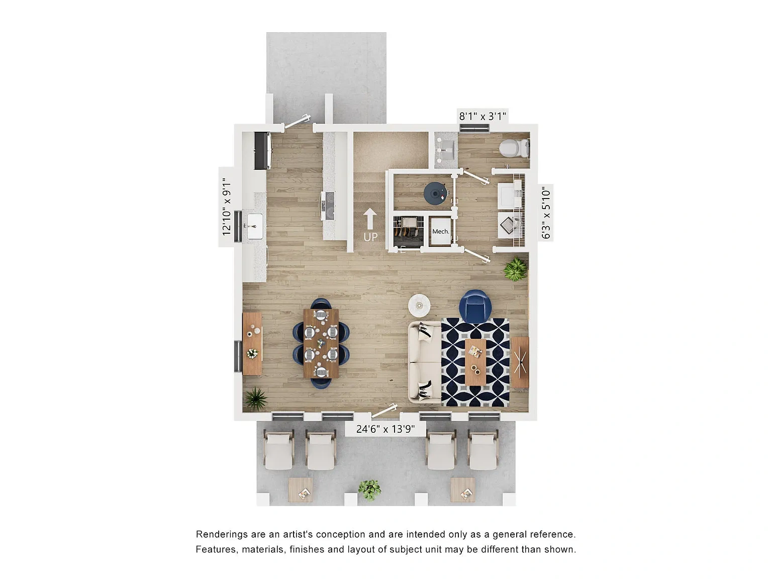 Hamlet at Avalon Park – Floor plan