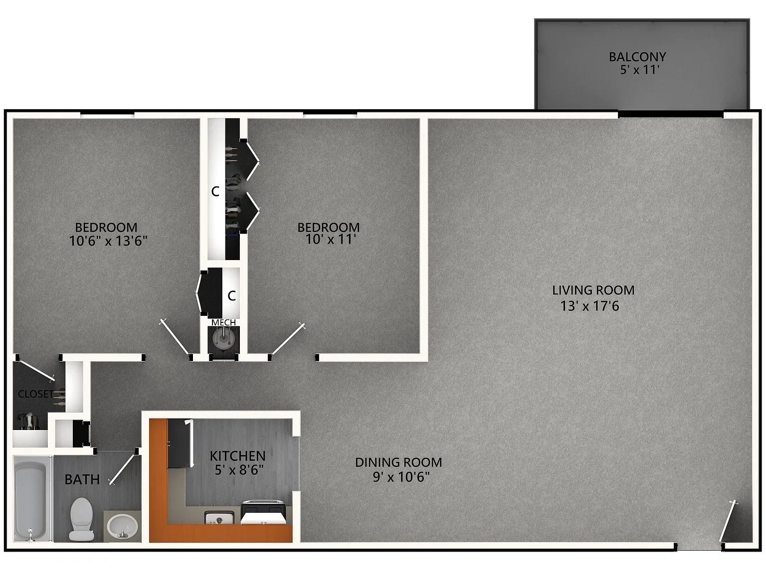 Parkside Terrace – Floor plan