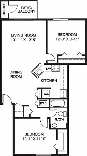 South Bridge Apartments – Floor plan