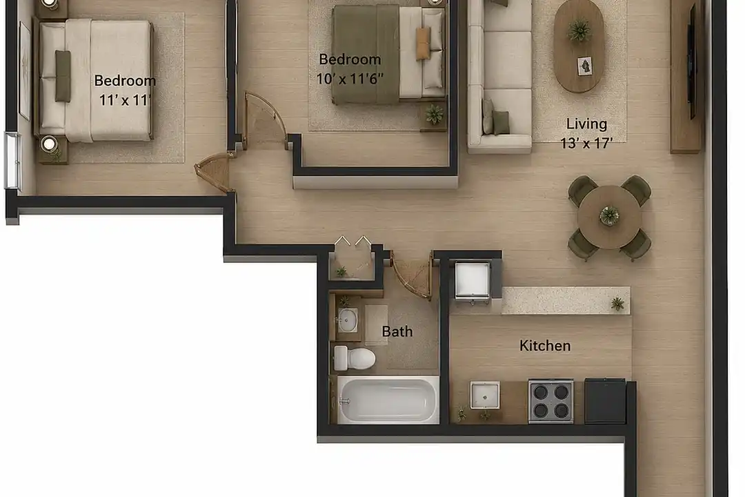 Monroe Park Towers Apartments – photo 1