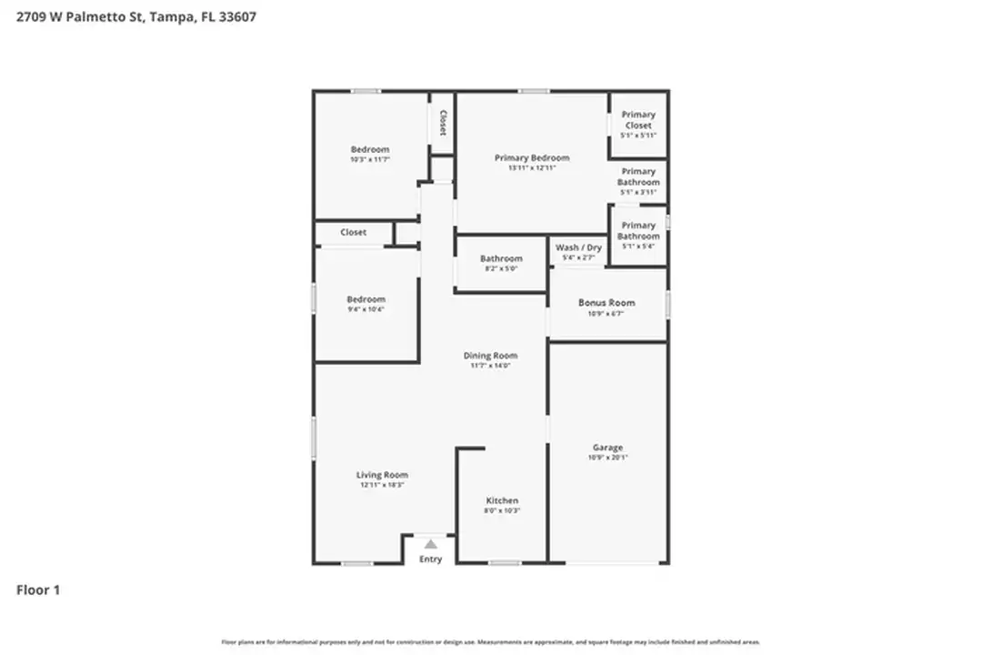 2709 W Palmetto St – pohled 2