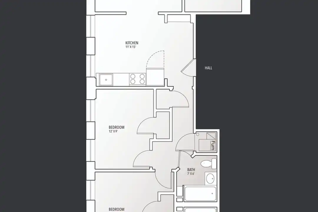 3-roms leilighet, 135 m²
