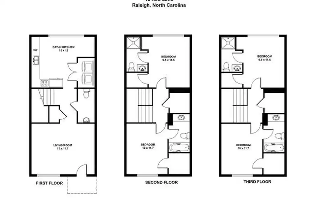 Apartment in Raleigh, Westover - View 4
