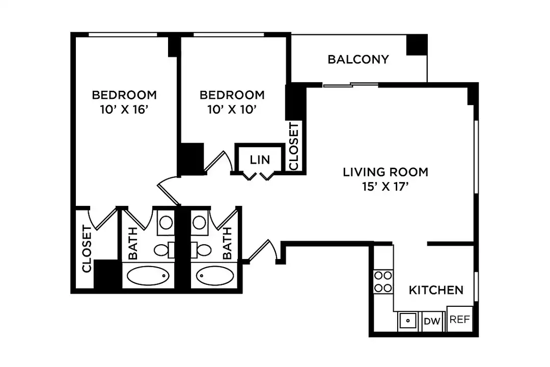 1 Bedroom Apartments in Downtown Jeffersonville – photo 1 of 27