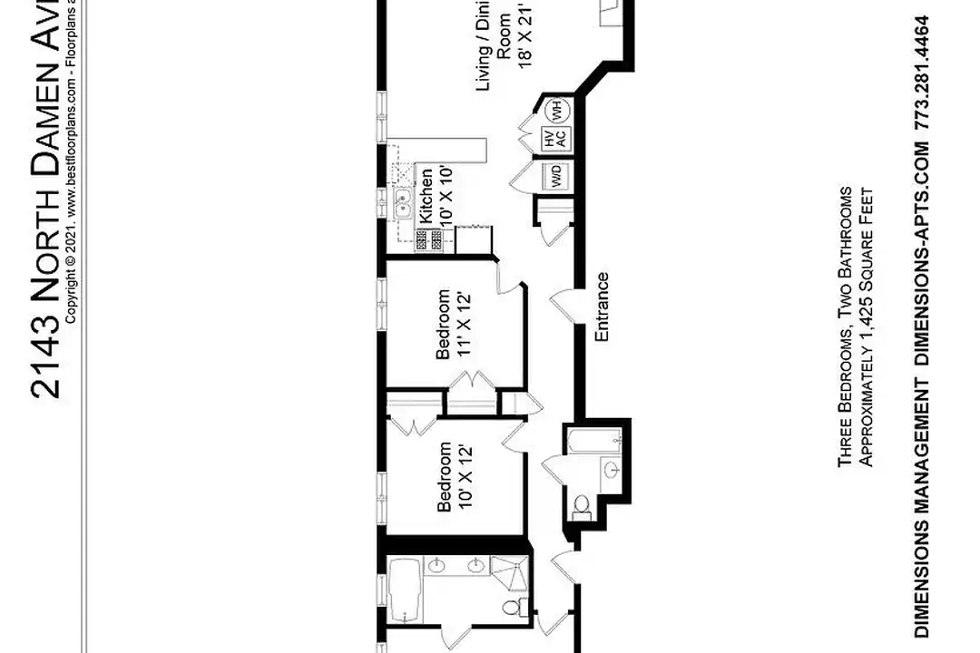 Apartment in West Chicago Township, Bucktown, Cook County - View 2
