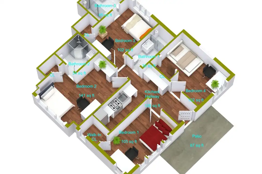 1475 W 28th St unit Entire House (Front) – pohled 3