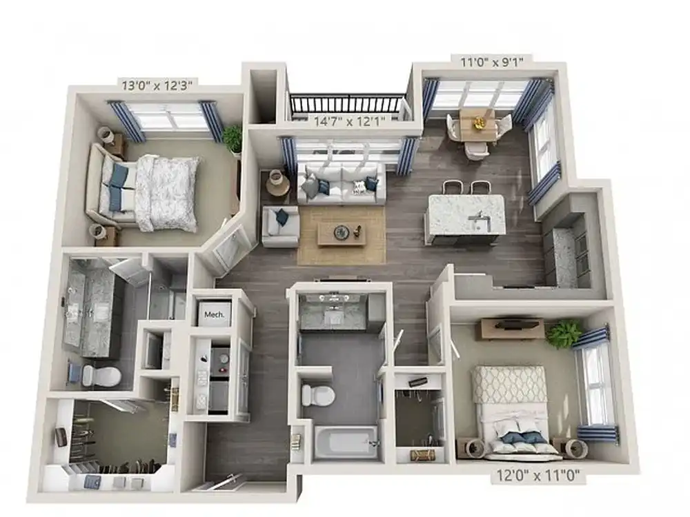 Overture Cotswold 55+ Active Adult Apartment Homes - 4830 Randolph Rd ...