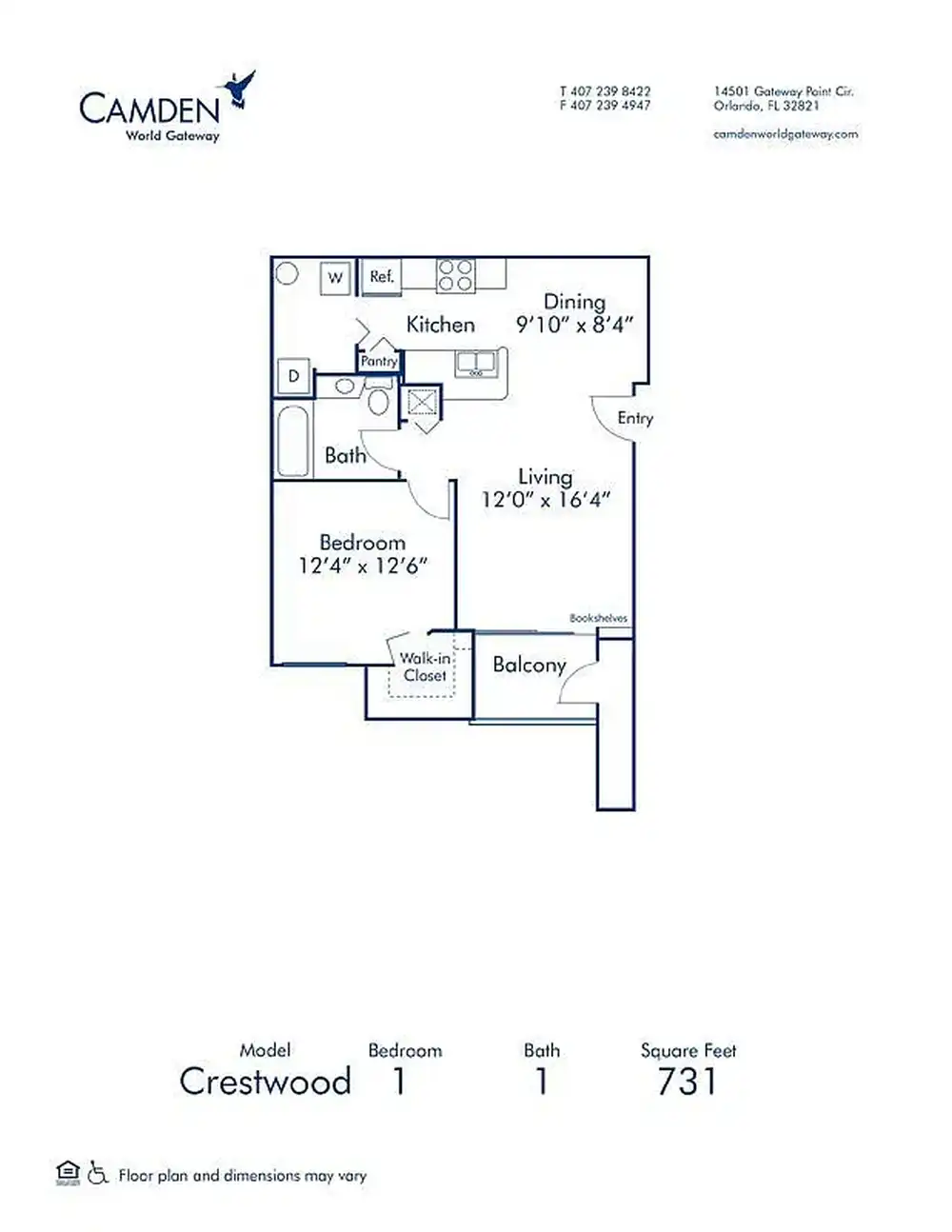 Camden World Gateway - 14501 Gateway Point Cir - Orlando, FL | Rent.
