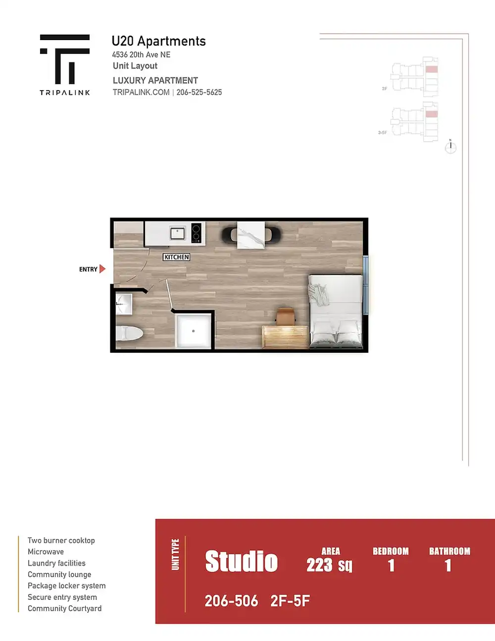 U20 Apartments - 4536 20th Ave NE - Seattle, WA | Rent.