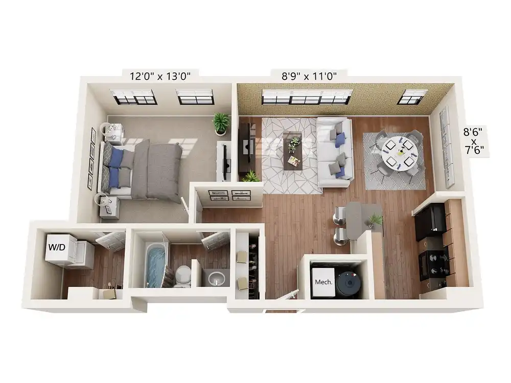 The Ambassador at Library Square - 39 E 9th St - Indianapolis, IN | Rent.